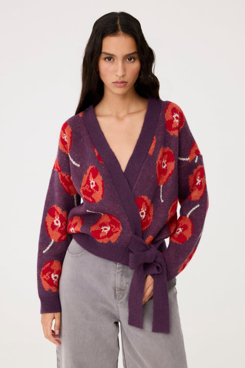 Bimba Cardigan - Purple