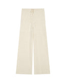 Romy Ecru Openwork Trousers