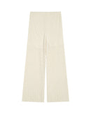 Romy Ecru Openwork Trousers