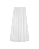 Long Fluid Skirt Ecru Ronsard