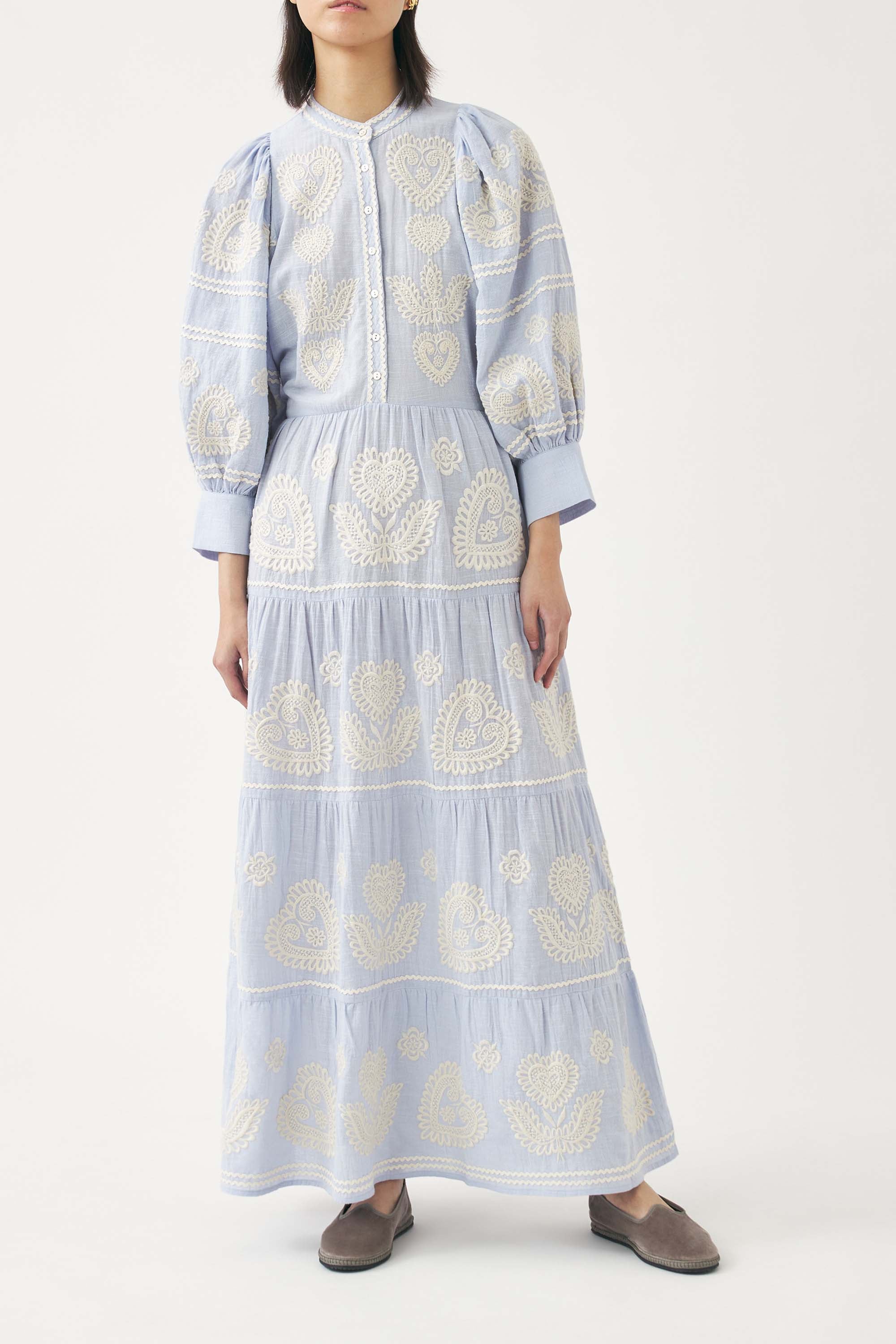 Robe Longue Rony - Bleu