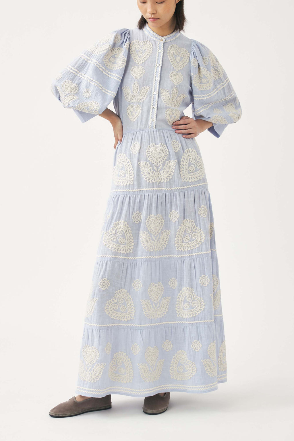 Robe Longue Rony - Bleu
