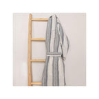 Linen Kimono with Belt - Room - Bluestripe