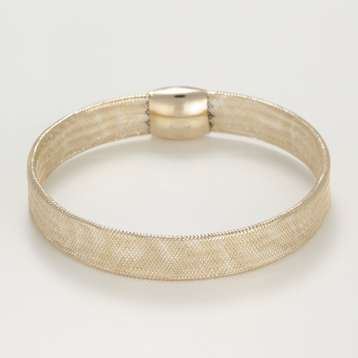 Bracelet "Moments 9Mm Fermoir Bombé" Or Jaune 375/1000