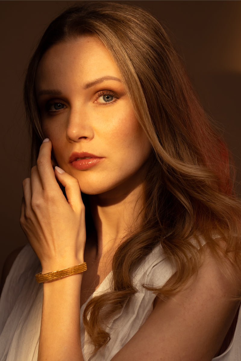 Pulsera “Moments 9Mm” Oro amarillo 375/1000