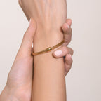 Bracelet "Dentelle De L'Amour 5Mm Fermoir Bombé" Or Jaune 375/1000