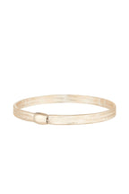 Pulsera “Dentelle De L’Amour 5 mm con cierre abovedado” - Oro amarillo 375/1000
