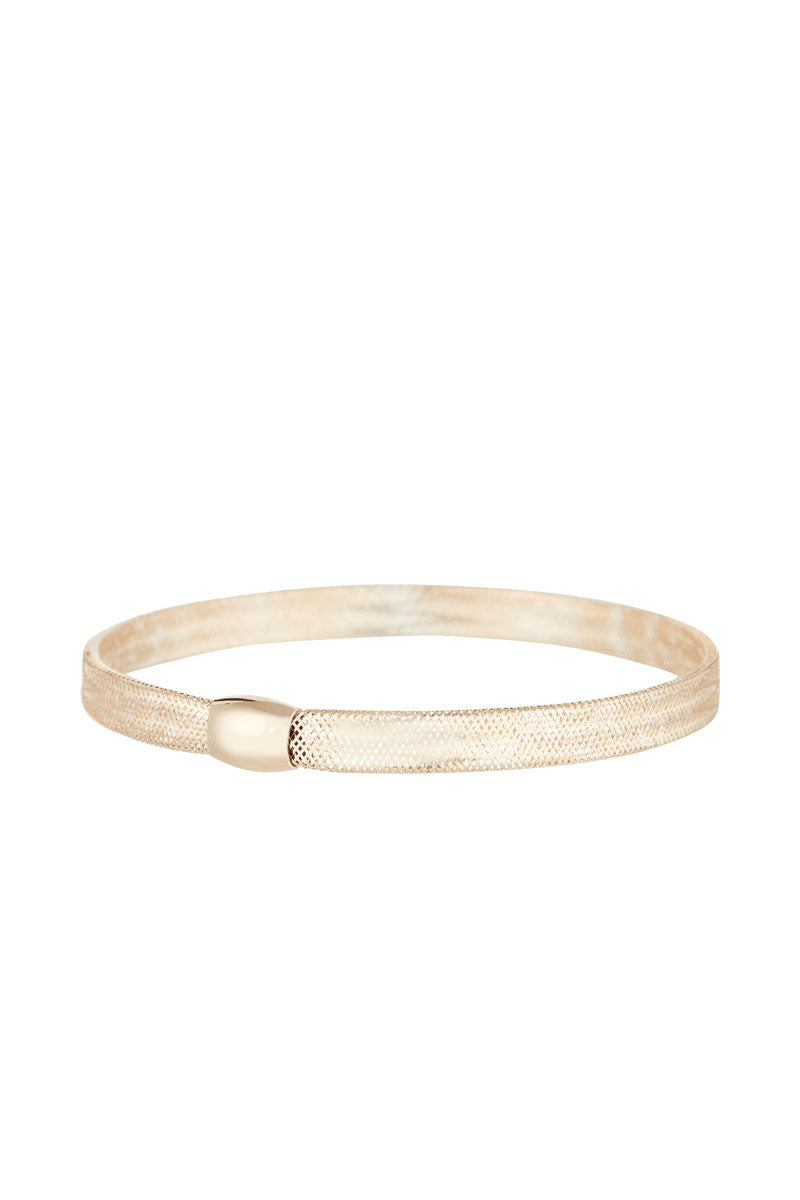 Pulsera “Dentelle De L’Amour 5 mm con cierre abovedado” - Oro amarillo 375/1000