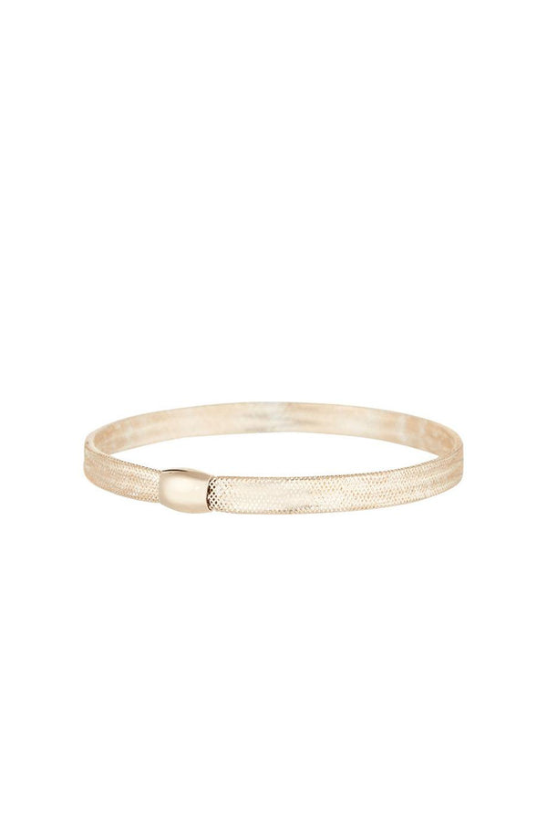 Brazalete "Dentelle De L'Amour 5Mm Fermoir Bombé" Oro Amarillo 375/1000
