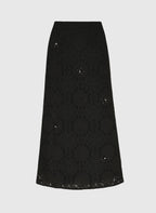 Jupe Midi Rosale Noir
