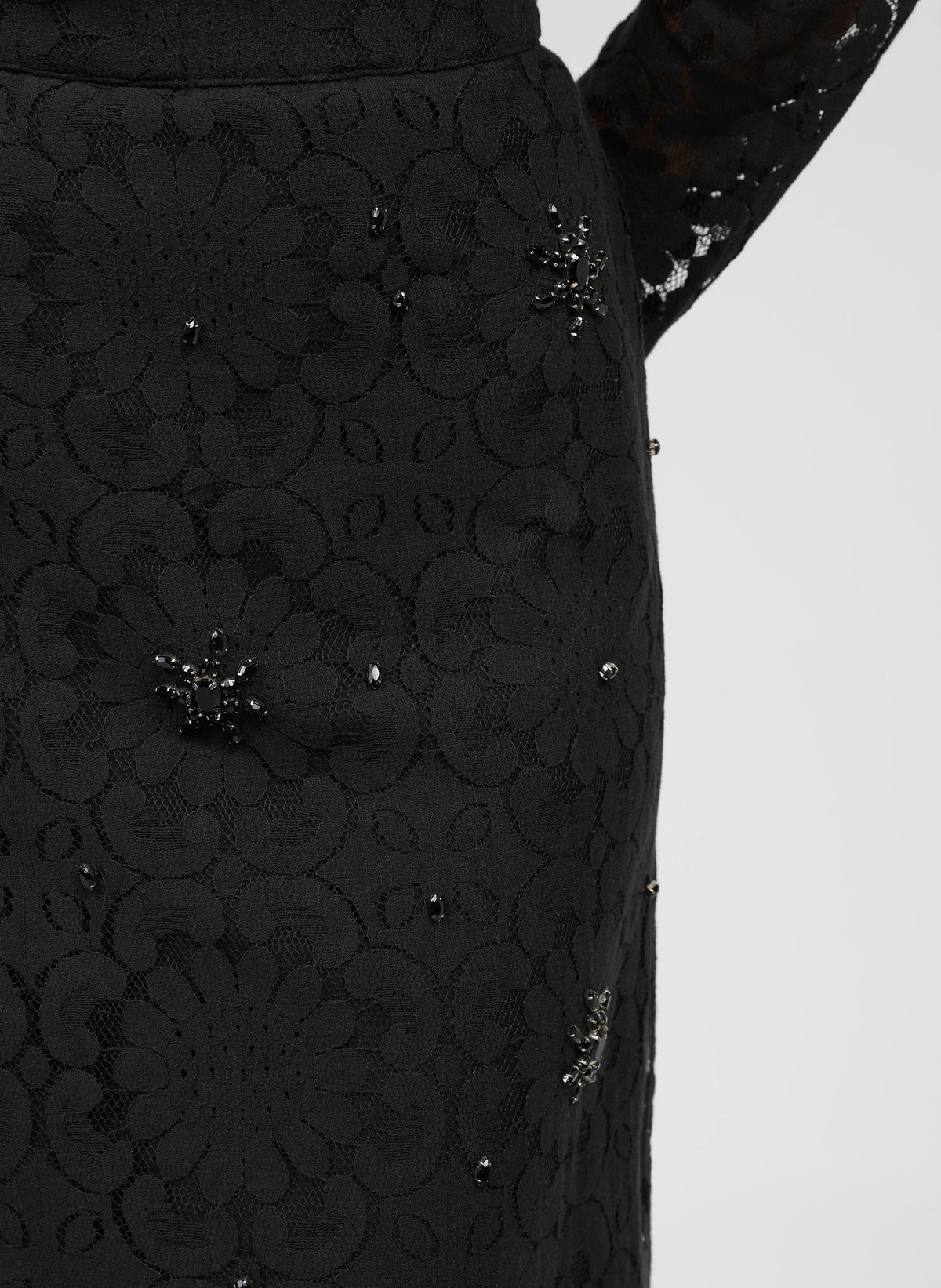 Jupe Midi Rosale Noir