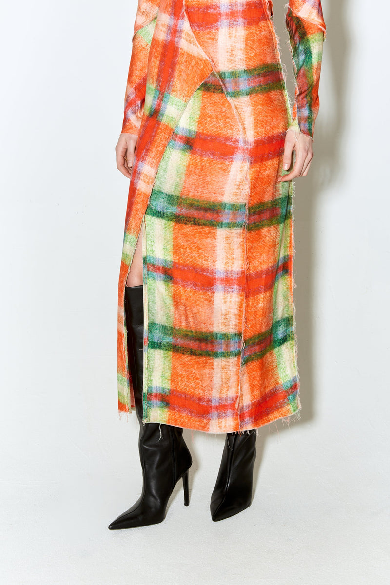 Robe Rosalia Imprimé Tartan