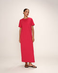Rosalie Midi Dress - Cherry