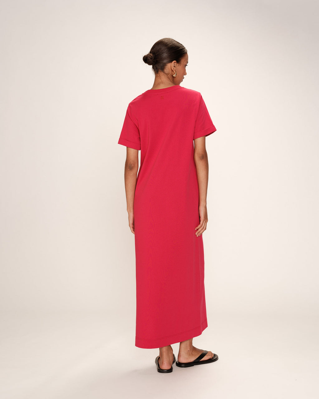 Rosalie Midi Dress - Cherry