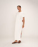 Robe Mi-Longue Rosalie - Ecru