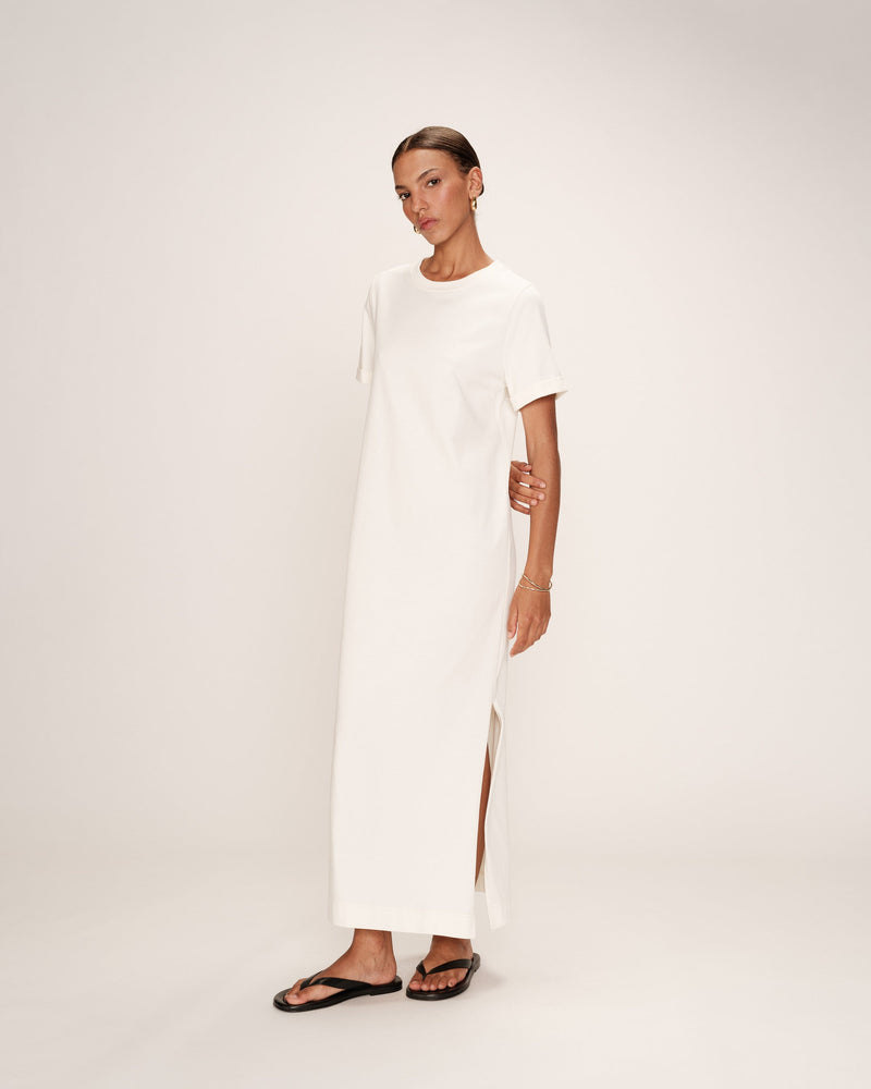 Robe Mi-Longue Rosalie - Ecru
