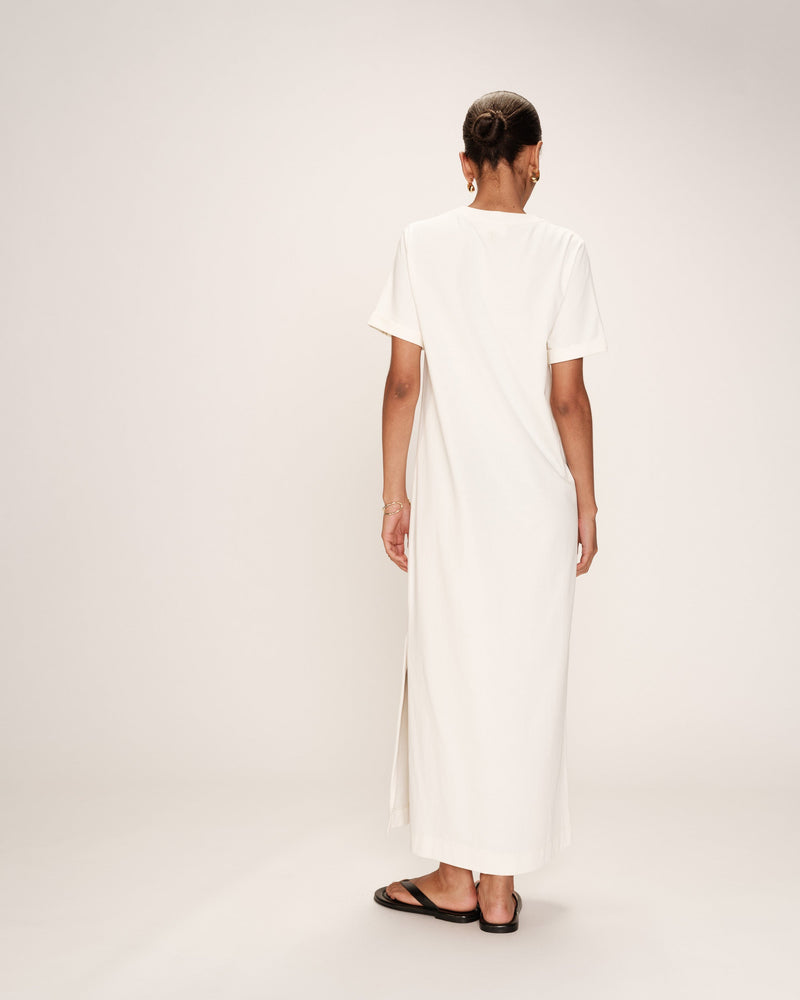 Robe Mi-Longue Rosalie - Ecru