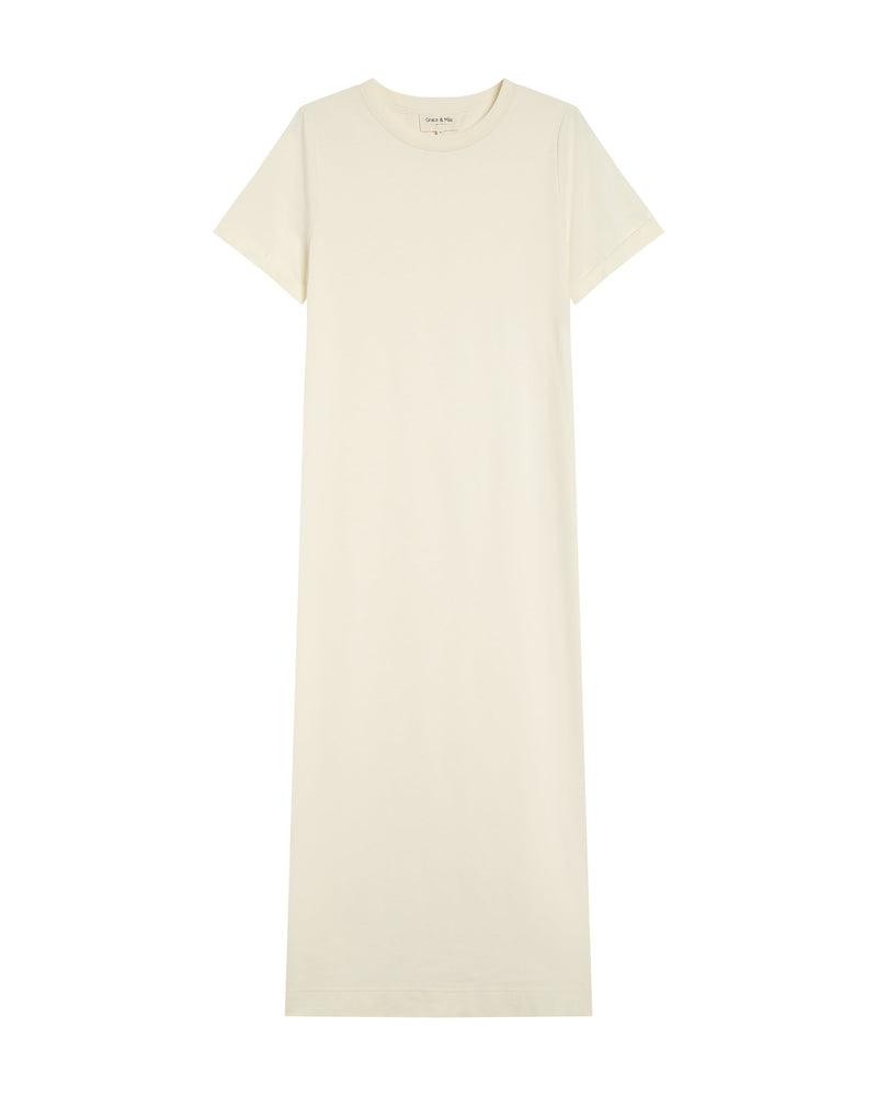 Robe Mi-Longue Rosalie - Ecru