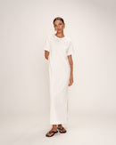 Robe Mi-Longue Rosalie - Ecru