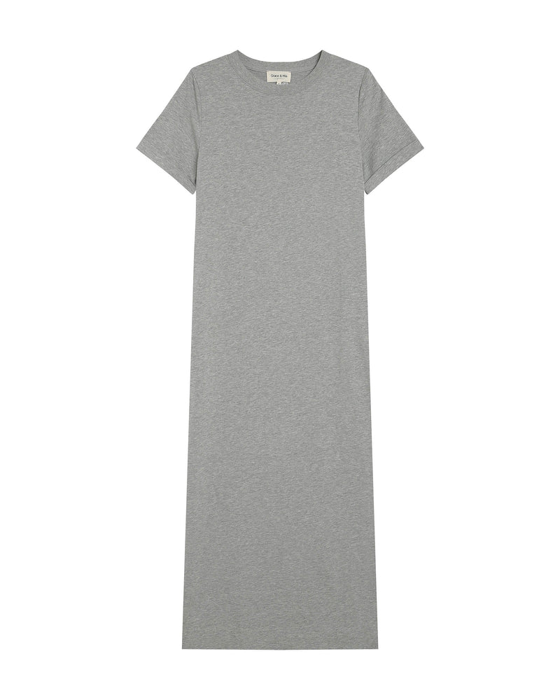 Robe Mi-Longue Rosalie - Gris