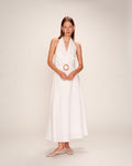 Robe Longue Rosamour - Ecru