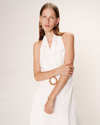 Robe Longue Rosamour - Ecru