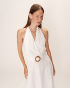 Robe Longue Rosamour - Ecru