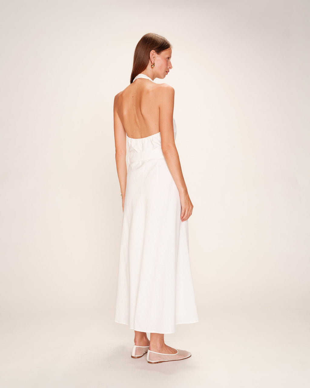 Robe Longue Rosamour - Ecru