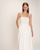 Rosebella Long Dress - Ecru