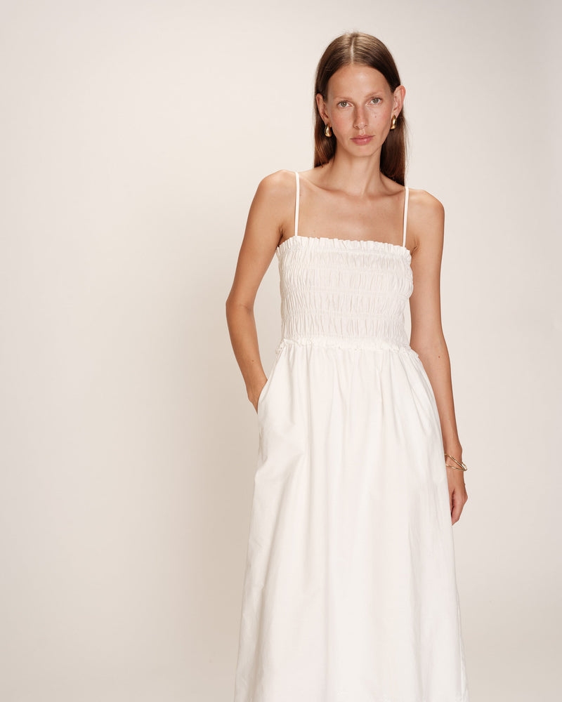 Rosebella Long Dress - Ecru
