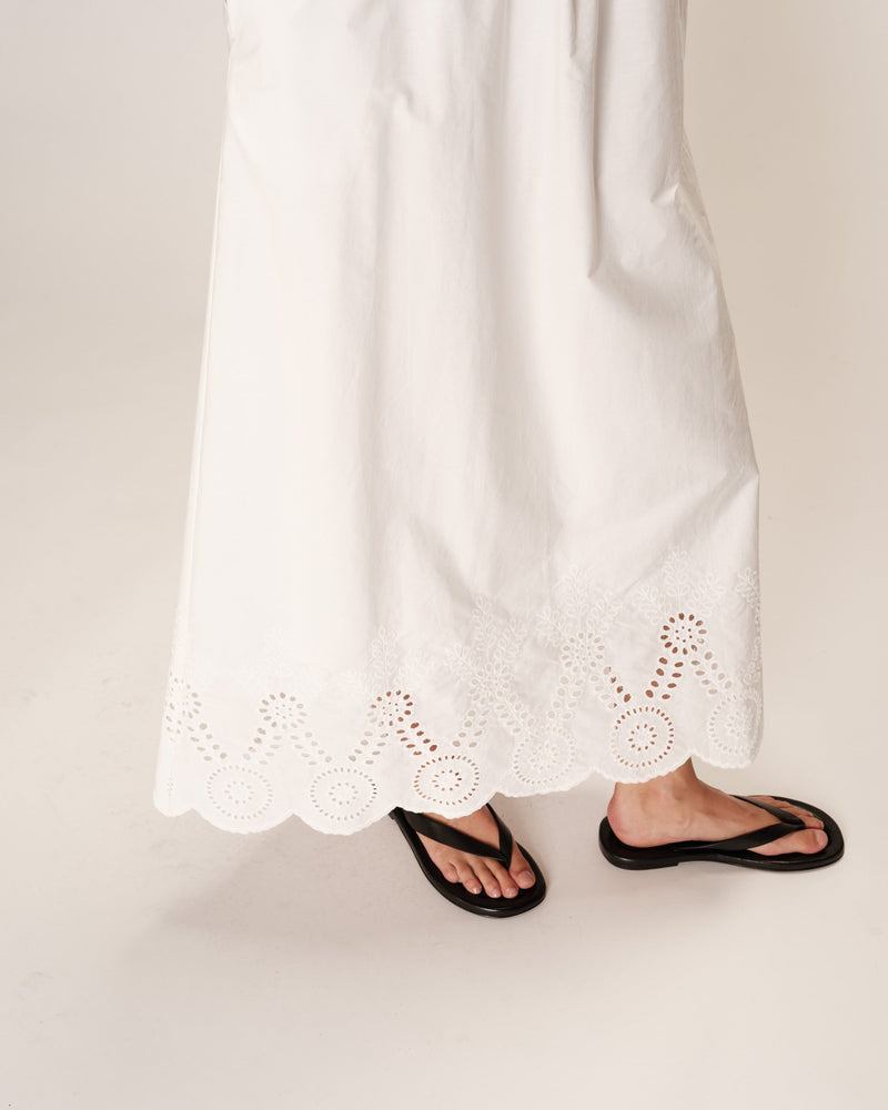 Rosebella Long Dress - Ecru