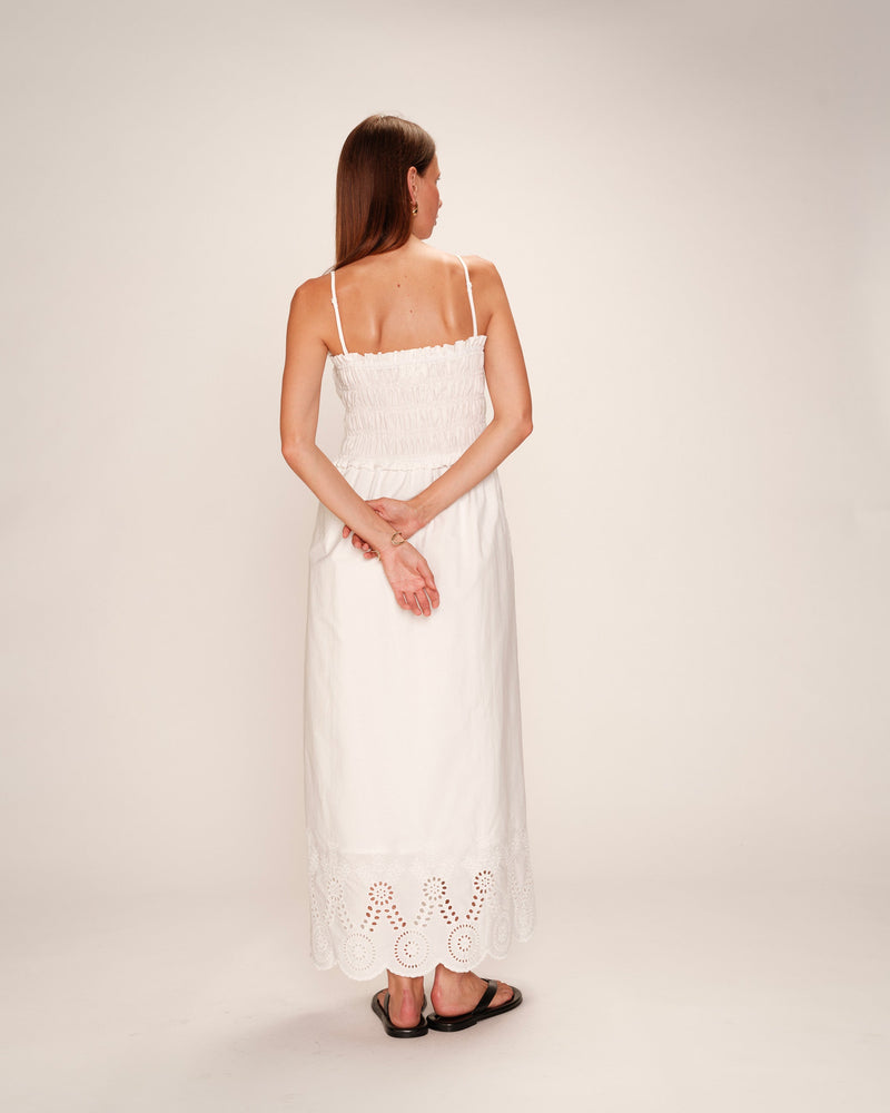 Rosebella Long Dress - Ecru