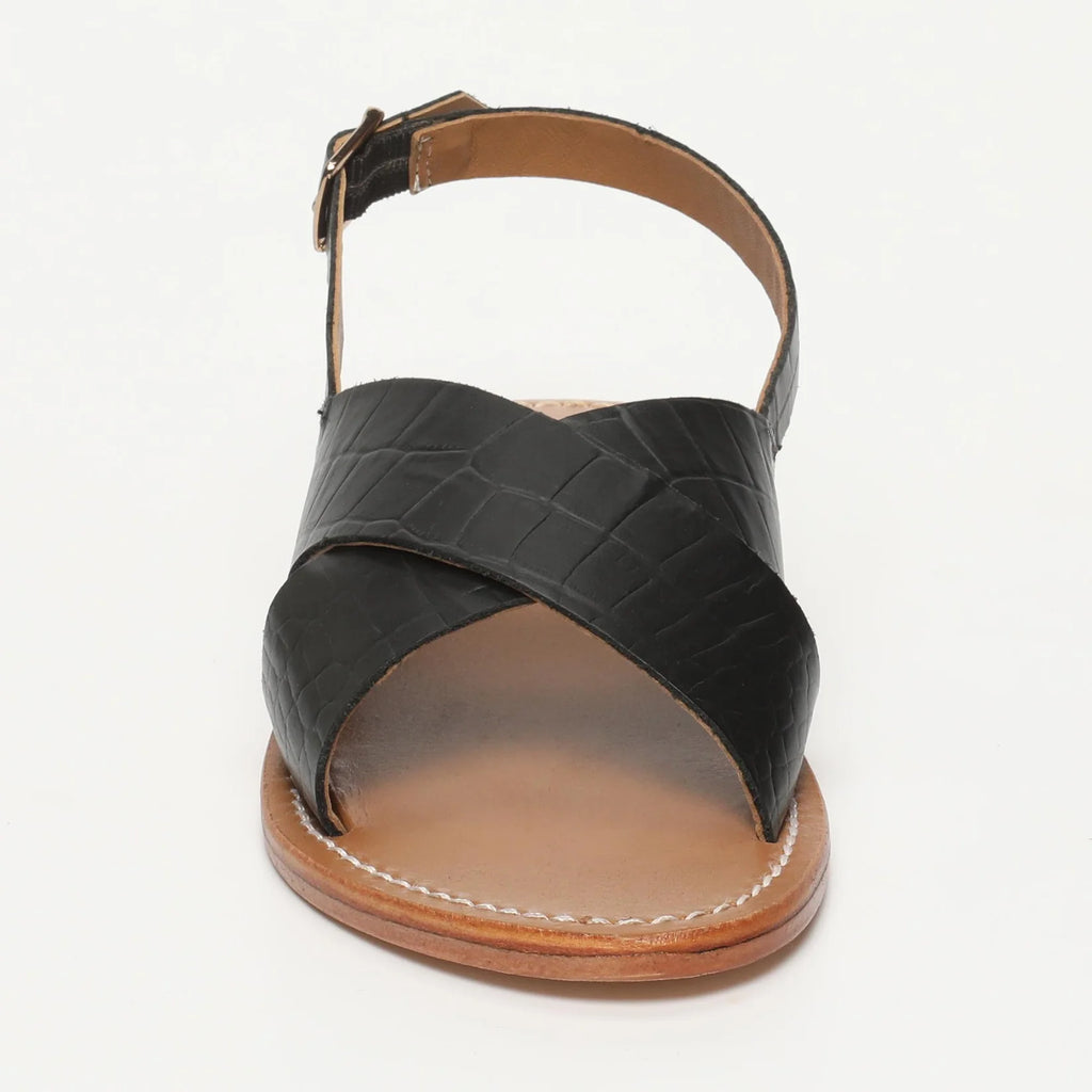 Sandalias Rosedale - Croco Negro