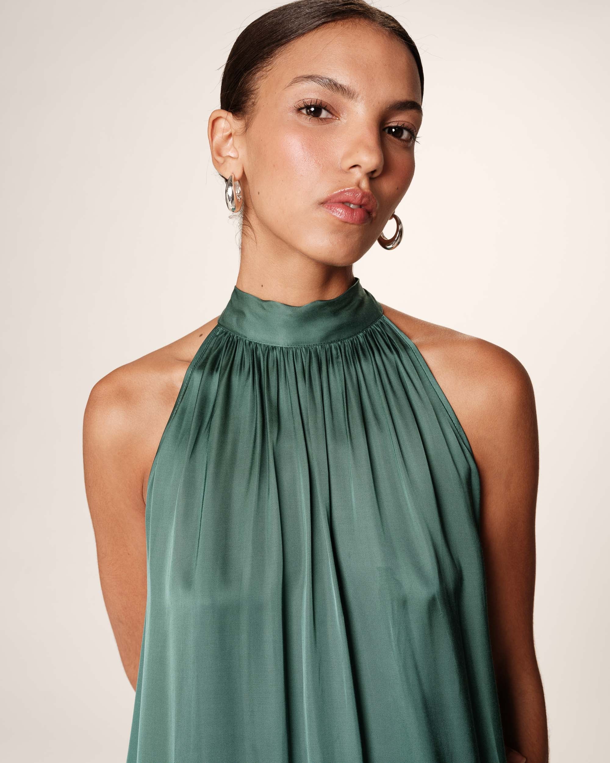 Vestido Midi Rosa - Esmeralda