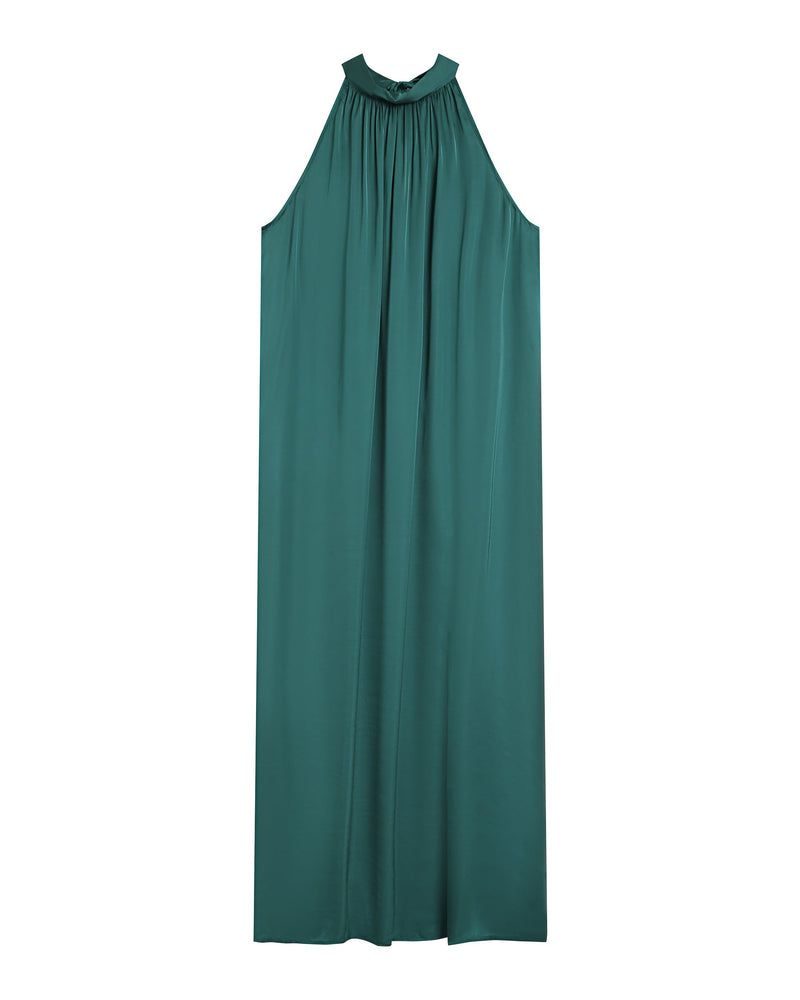 Robe Mi-Longue Rose - Emeraude