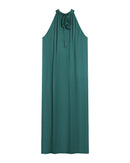 Robe Mi-Longue Rose - Emeraude