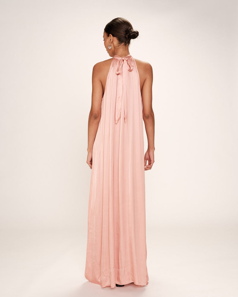 Vestido midi rosa - Rosa