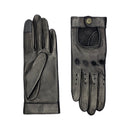Gants Rose Cuir Non Doublés - Noir Tactile - Femme