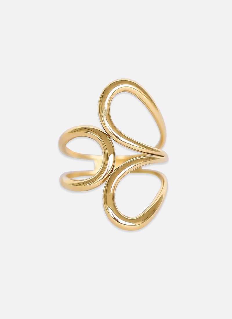 Bague Large Rose