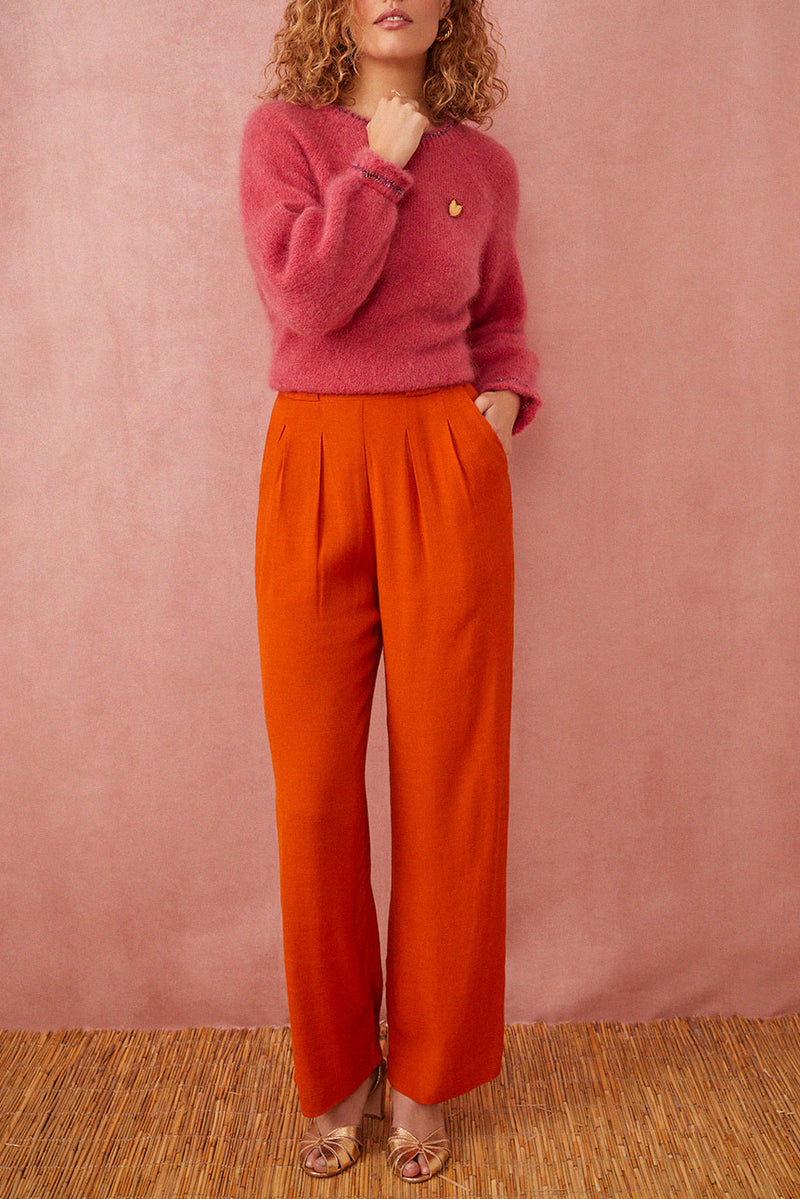 Rositana Pants - Orange Brulee