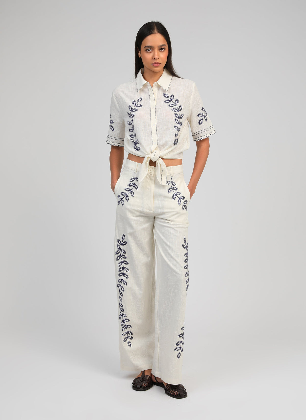 Pantalon Rossalie Ecru
