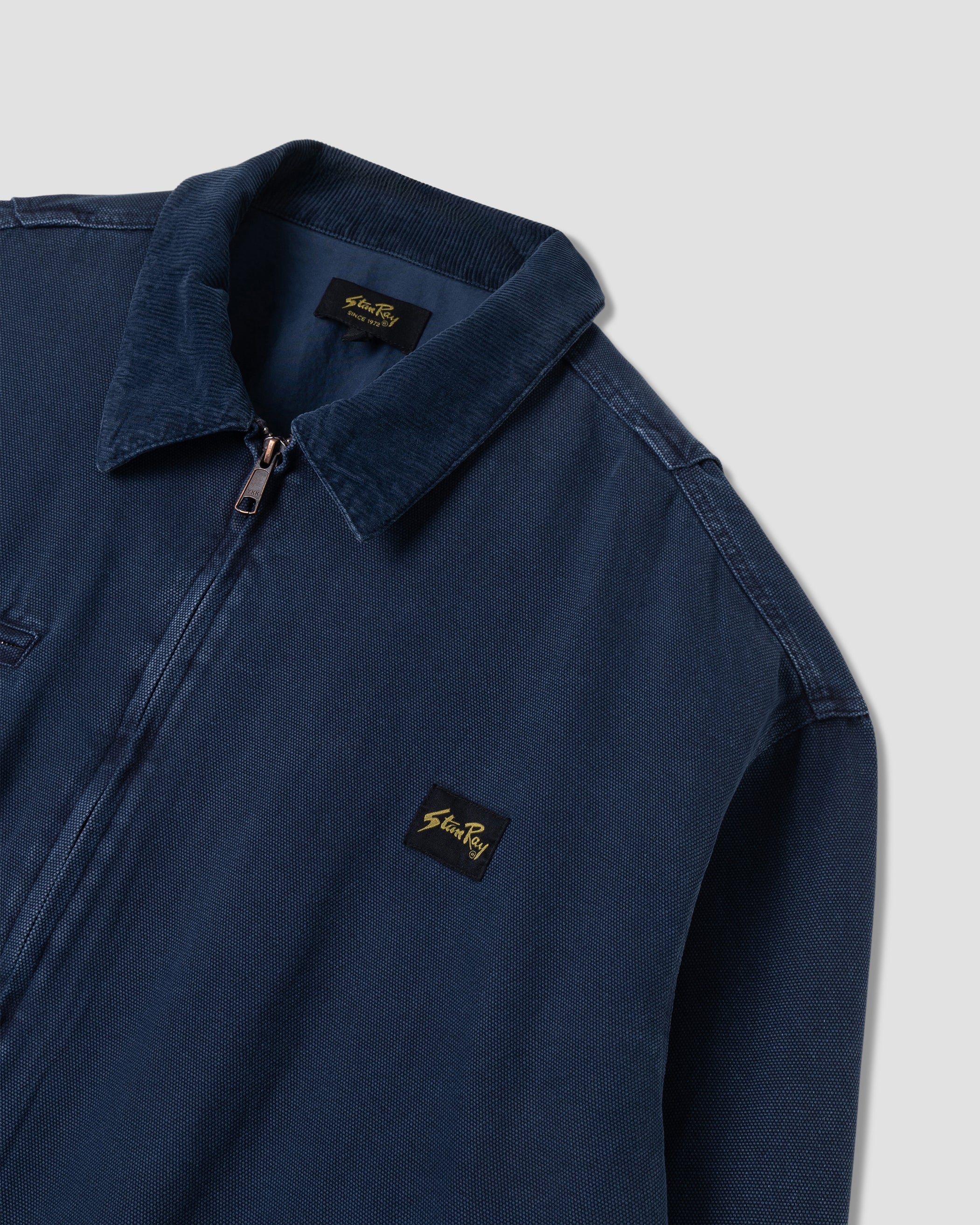 Roughneck Collared Bomber - Washed Navy
