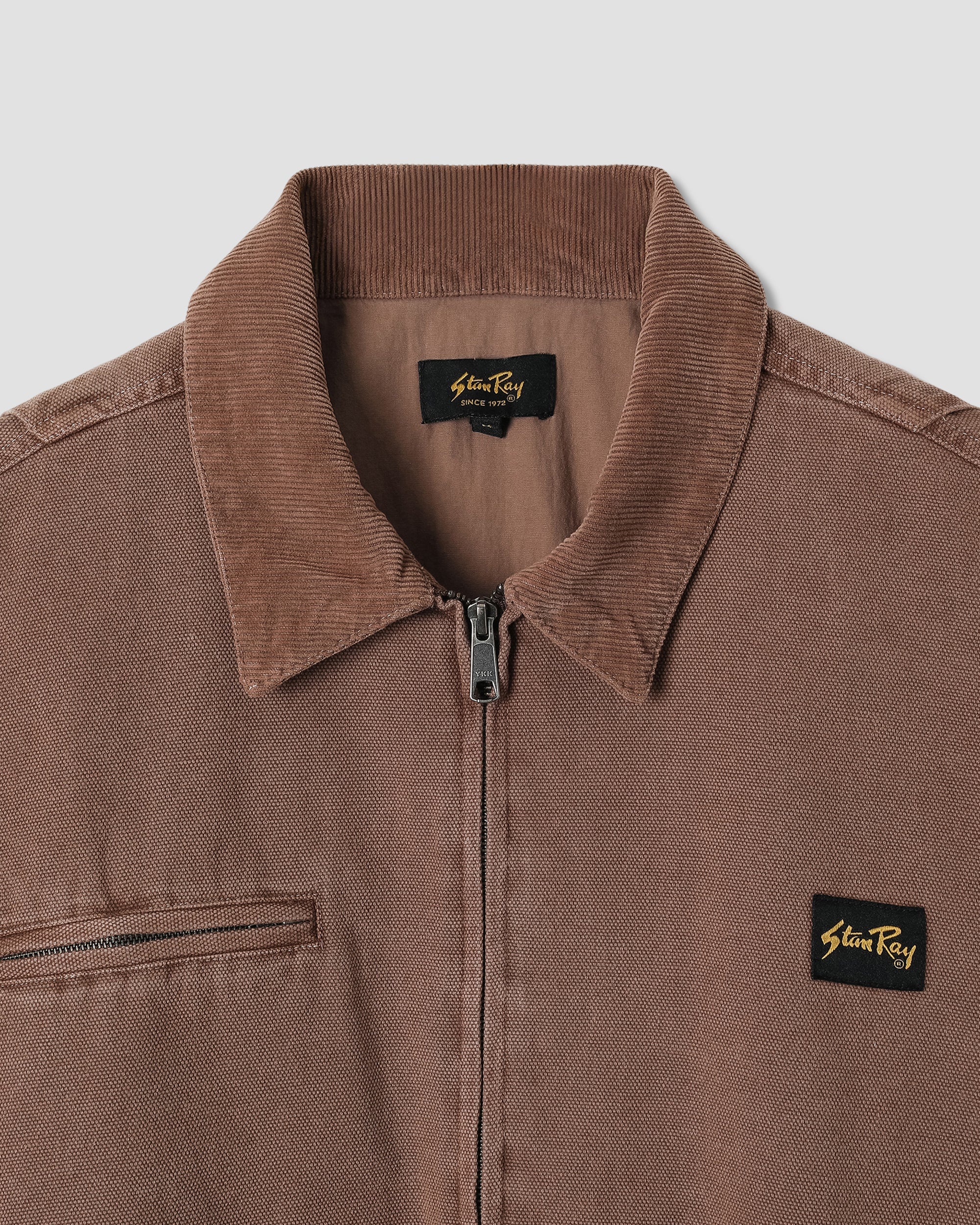 Roughneck Collared Bomber - Washed Acorn
