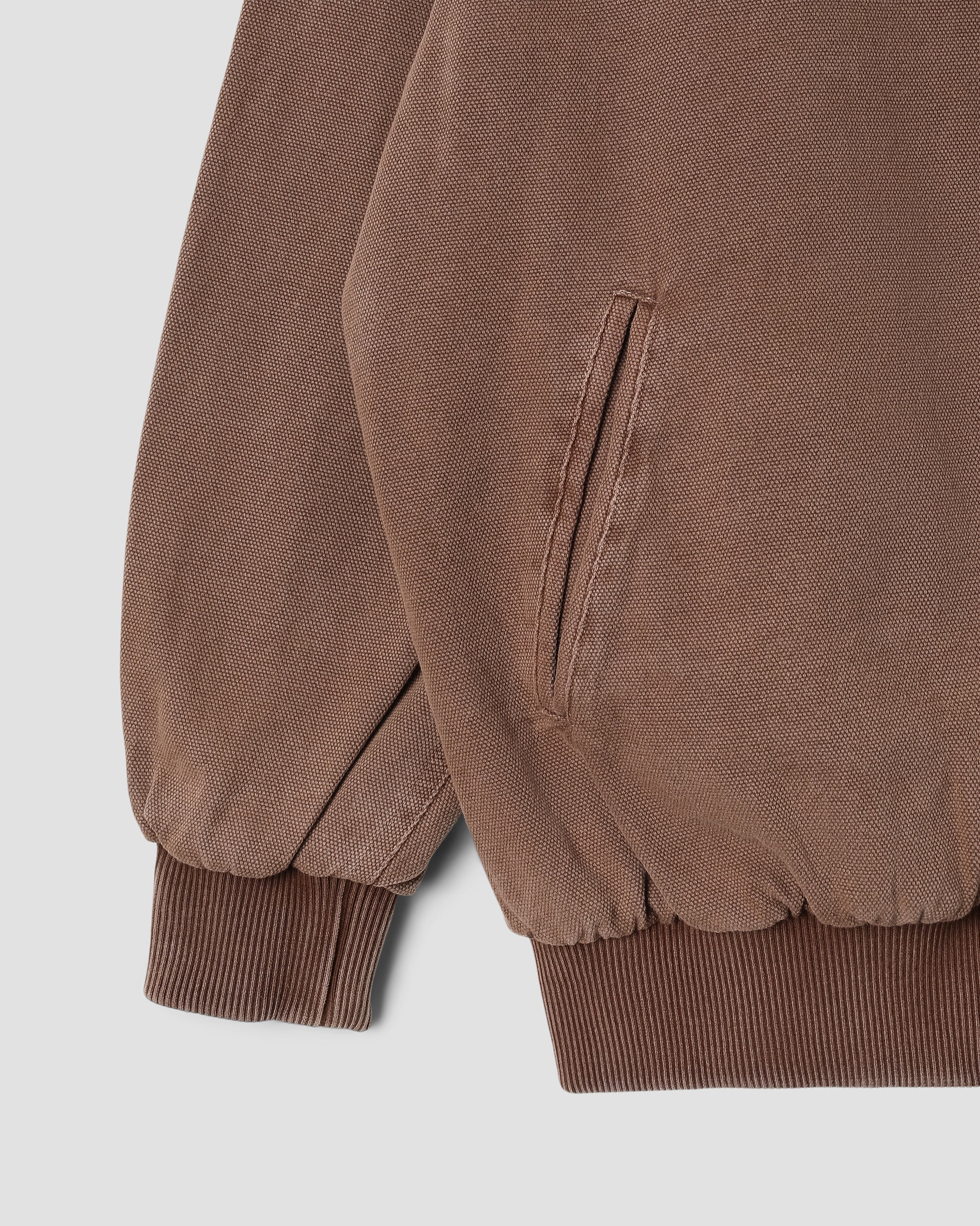 Roughneck Collared Bomber - Washed Acorn