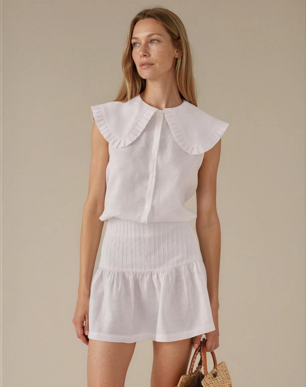 Mimi Skirt White