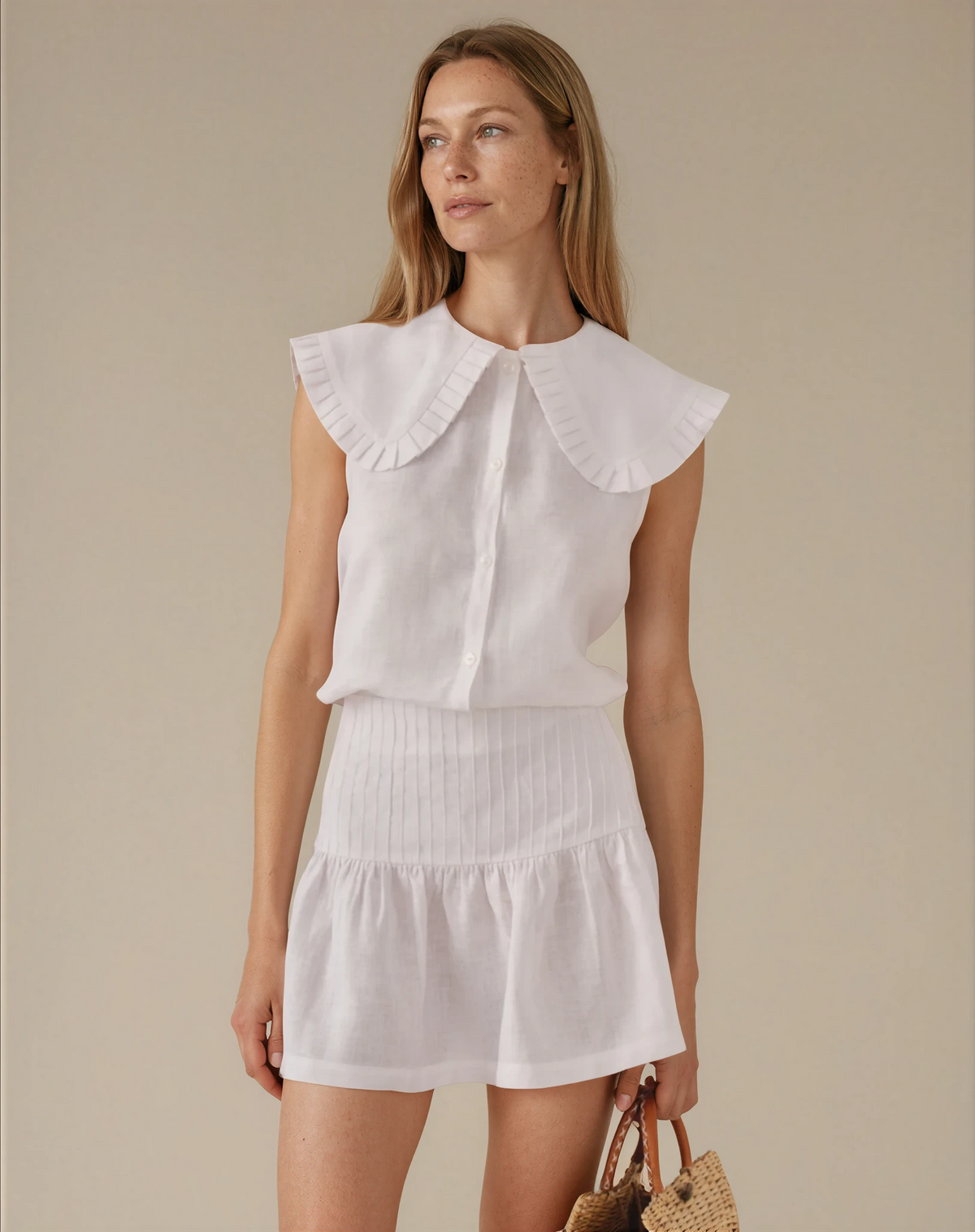 Mimi Skirt White