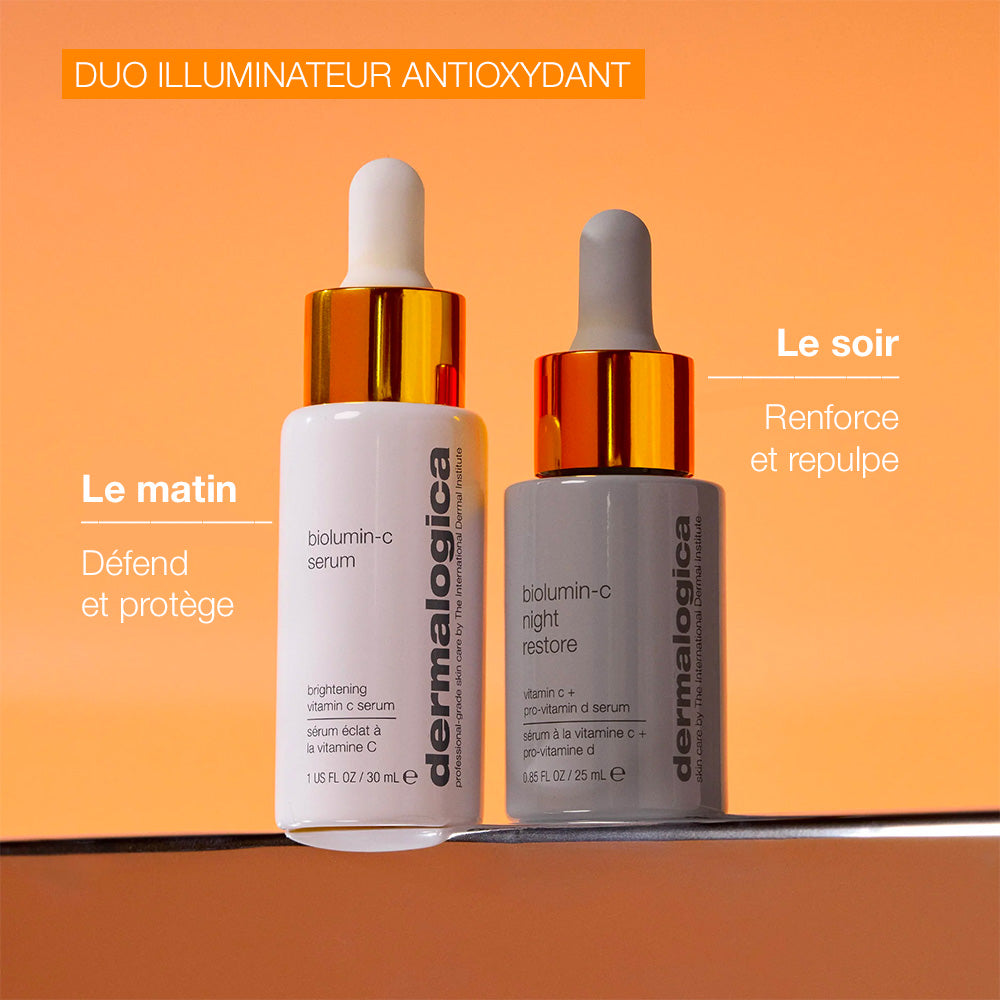 Biolumin-C Night Restore | Sérum de Noche Doble Antioxidante Vitamina C + Provitamina D