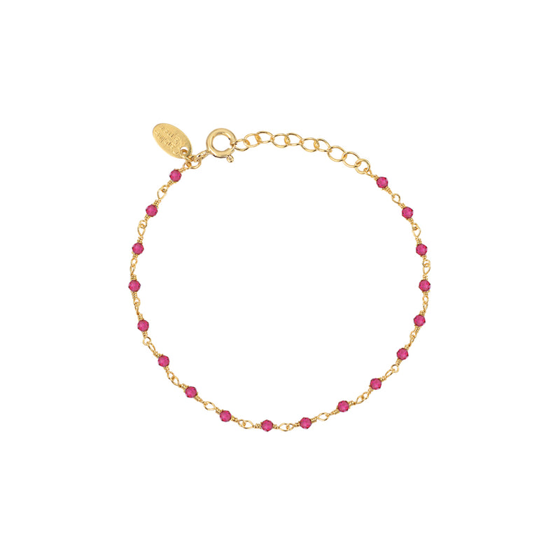 Bracelet Dore Roxana Onyx Rose