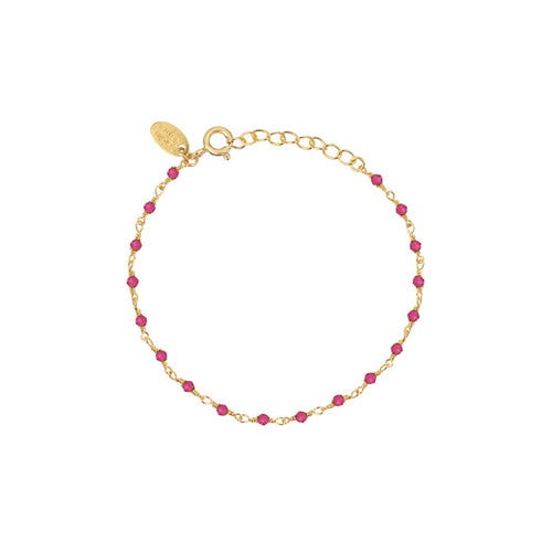 Bracelet Doré Roxana Onyx Rose