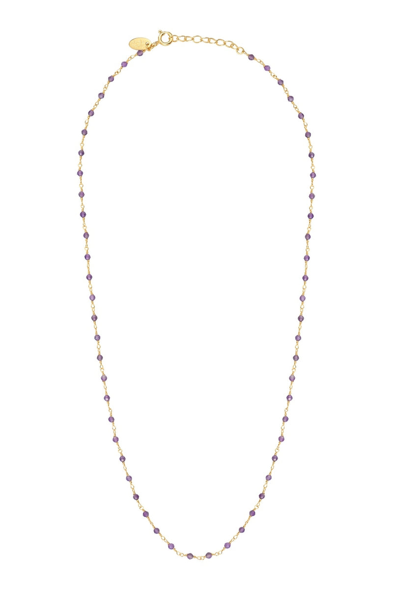 Roxana Long Necklace 45Cm Amethyst